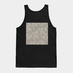 Plant Pattern Tank Top